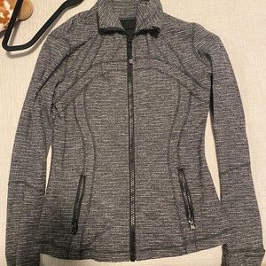 Heathered Grey & White lululemon Define Jacket